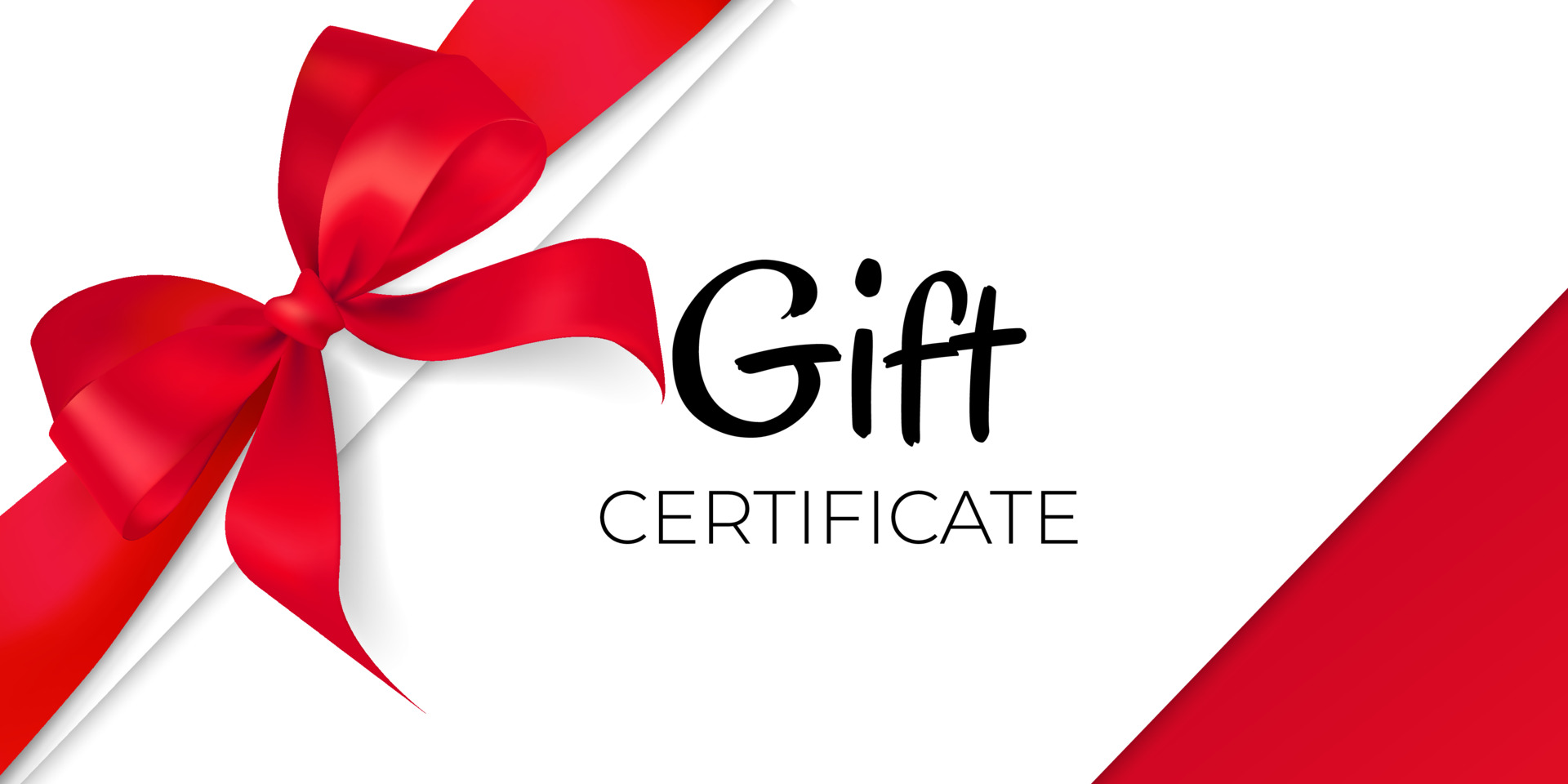 Gift Certificate with Ribbon